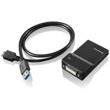 Lenovo USB 3.0 zu DVI Monitor Adapter (0B47072) kábel és adapter