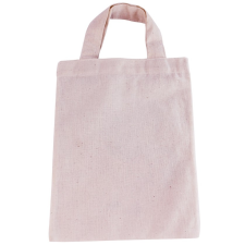 Lenvászon bevásárló szatyor kicsi 17cm x 23cm A/5 dekorálható tárgy