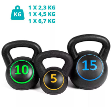 LEO-7805 Kettlebell szett, 3 db-os kettlebell