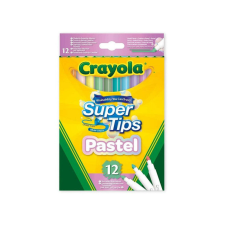 LEO-8438 Crayola: Super Tips pasztell filctoll szett - 12 darabos filctoll, marker