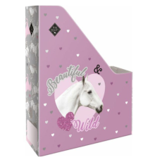 LEO-8746 Wild Beauty: Purple lovacska mintájú iratpapucs - A4