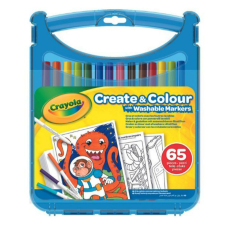 LEO-9081 Crayola: SuperTips kimosható filctoll és papír készlet filctoll, marker