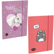 LEO-9876 Mintás A4 gumis mappa mappa