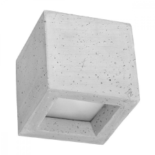  LEO G9 LED Falilámpa Kocka 12cm Beton SOLLUX világítás