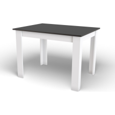 Leobert NP Asztal 120x80 Fekete + Fehér (model_15407_1) bútor