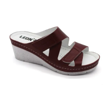 LEON 1004 LEON Comfort női bőr papucs gyógypapucs