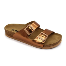 LEON 4010 LEON Comfort női bőr papucs gyógypapucs