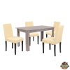 Leon 4+1 étkező garnitúra yorki tölgy-bézs