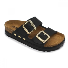 LEON 6010 LEON Comfort női bőr papucs gyógypapucs