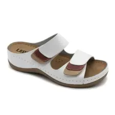 LEON 904 LEON Comfort női bőr papucs gyógypapucs