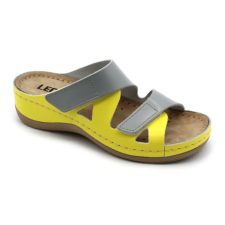 LEON 906 LEON Comfort női bőr papucs gyógypapucs