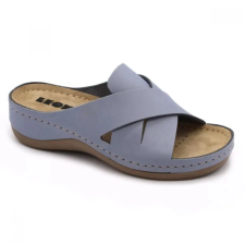 LEON 932 LEON Comfort női bőr papucs gyógypapucs