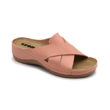 LEON 932 LEON Comfort női bőr papucs gyógypapucs