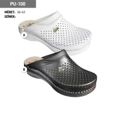 LEON Klumpa PU100 Leon Comfort női bőr, fekete, 37 munkavédelmi cipő