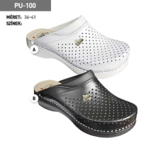 LEON Klumpa PU100 Leon Comfort női bőr, fekete, 38