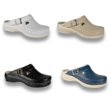 LEON Klumpa PU101 Leon Comfort női bőr, fehér, 36