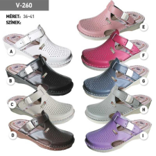 LEON Klumpa V260 Leon Comfort női bőr, ezüst, 41 munkavédelmi cipő
