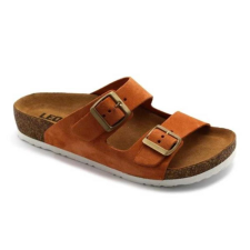 LEON Papucs 4010 Leon Comfort női bőr, olíva, 40 munkavédelmi cipő