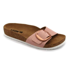 LEON Papucs 4020 Leon Comfort női bőr, sárga, 40 munkavédelmi cipő