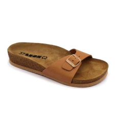 LEON Papucs 4021 Leon Comfort női bőr, bézs, 40 munkavédelmi cipő