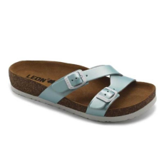 LEON Papucs 4030 Leon Comfort női bőr, pezsgő, 39