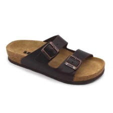 LEON Papucs 4723 Leon Comfort férfi bőr, fekete, 45 munkavédelmi cipő
