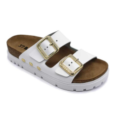 LEON Papucs 6010 Leon Comfort női bőr rose bakkar 36