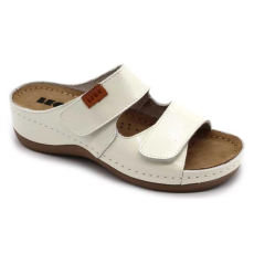 LEON Papucs 931 Leon Comfort női bőr cappucino lakk 42