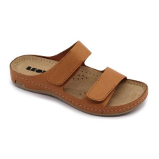 LEON Papucs 954 Leon Comfort női bőr, fekete, 39