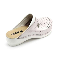 LEON PU100 LEON Comfort női bőr klumpa női papucs