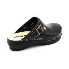 LEON PU101 LEON Comfort női bőr klumpa gyógypapucs