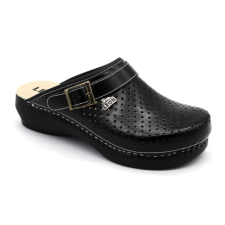 LEON PU101 női klumpa fekete színben munkavédelmi cipő