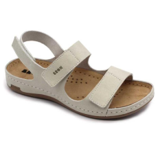 LEON Szandál 966 LEON Comfort női bőr kék bakar 39