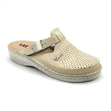 LEON V260 LEON Comfort női bőr klumpa gyógypapucs