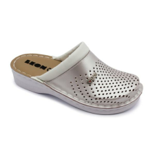 LEON V262 LEON Comfort női bőr klumpa női papucs