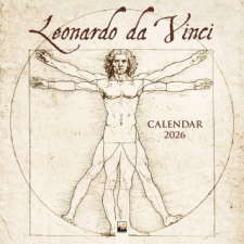  Leonardo Da Vinci Wall Calendar 2026 (Art Calendar) – Flame Tree Publishing (Naptár) naptár, kalendárium