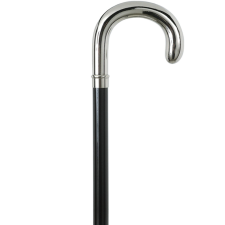  LEONARDO fa járóbot - fém - kampós markolattal gyógyászati segédeszköz