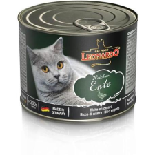 Leonardo kacsahúsban gazdag konzerves macskaeledel (6 x 200 g) 1200 g macskaeledel