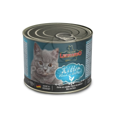 Leonardo Kitten konzerv baromfiban gazdag 6 x 800 g macskaeledel
