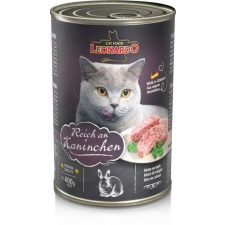 Leonardo nyúlhúsban gazdag konzerves macskaeledel (6 x 400 g) 2400 g macskaeledel
