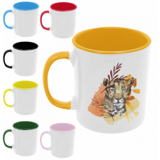  Leopárd - Színes Bögre bögrék, csészék