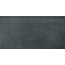 Lépcső Rako Extra fekete 40x80 cm matt DCP84725.1 járólap