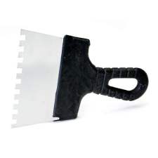  Lepke glettvas fogazott 300 mm 10x10 INOX 856301 kőműves és burkoló szerszám