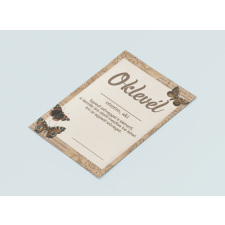  Lepkés oklevél ajándéktárgy