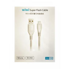 Letang wiwi W04 Micro USB fehér adatkábel 4A 1m mobiltelefon kellék
