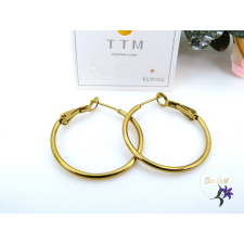  Leticia klasszikus karika fülbevaló nemesacélból fülbevaló