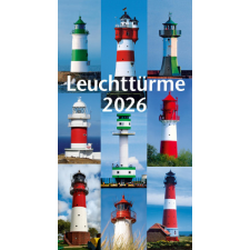  Leuchttürme 2026 (Naptár/Határidőnapló) naptár, kalendárium