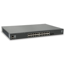 Level One LevelOne GTL-2891 hálózati kapcsoló Vezérelt L3 Gigabit Ethernet (10/100/1000) Szürke (GTL-2891) hub és switch