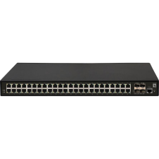 Level One LevelOne GTL-5291 hálózati kapcsoló Vezérelt L3 Gigabit Ethernet (10/100/1000) 1U Fekete (GTL-5291) hub és switch