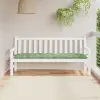  levélmintás oxford szövet kerti padpárna 180 x 50 x 7 cm